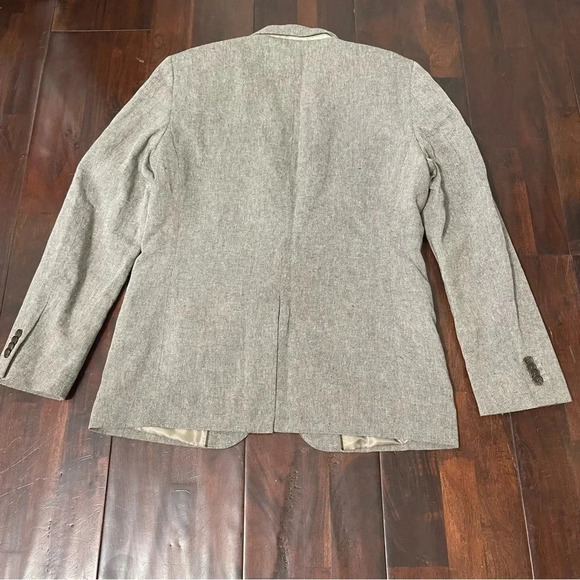 NWT Banana Republic Tailored Slim Size 40 Mens Suit Jacket Grey - Picture 10 of 10